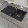 VILLEROY ET BOCH - Evier  Architectura 50 Pure Black - Vidage automatique inclus - vignette