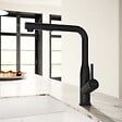 VILLEROY ET BOCH - Robinet de cuisine avec douchette Subway Style Shower Noir mat - vignette