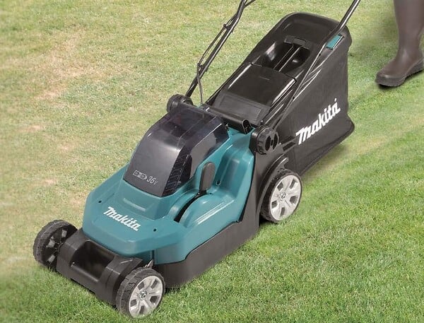 MAKITA - Tondeuse à gazon MAKITA DLM382Z 38cm 2x18V (vendu sans batterie) - large