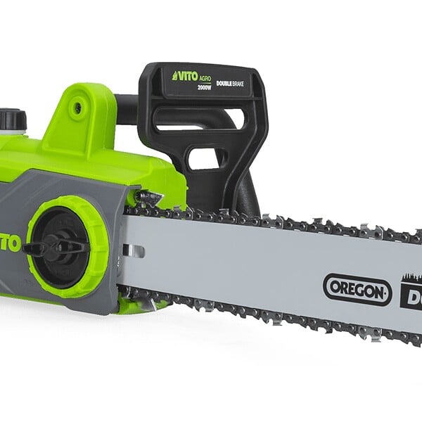 VITO - Tronçonneuse électrique 2000W Lame Guide oregon 455mm Frein automatique VITO - large