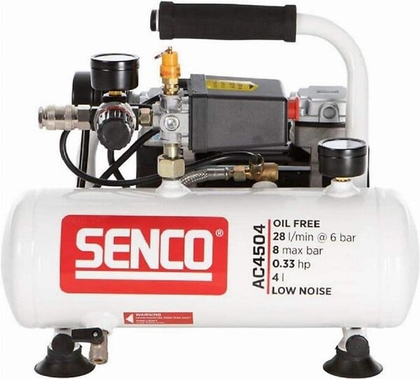 SENCO - Compresseur portable SENCO AC4504 - Bruit Réduit, Sans Huile, 4L - large
