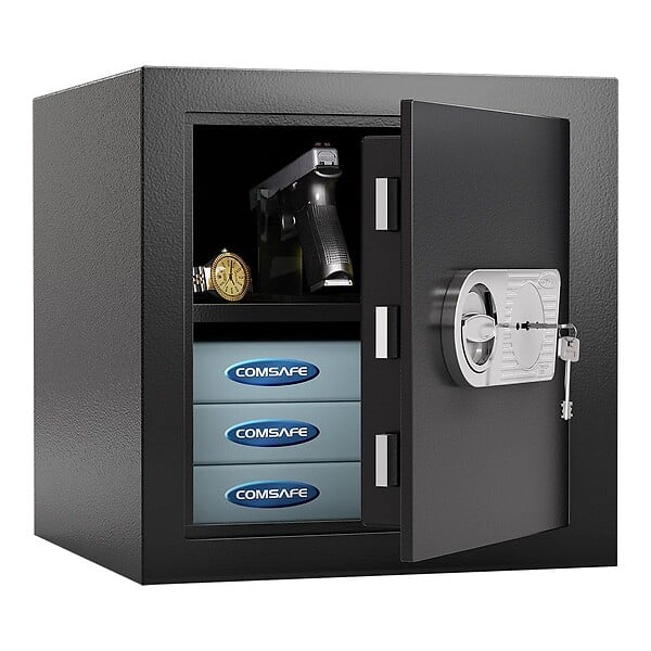 ROTTNER - Coffre Fort Monaco 45 Db Noir Serrure À Clé - large