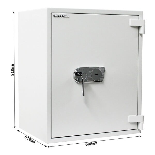 ROTTNER - Coffre Fort Ignifuge Diamant Fire Premium Po 80 Serrure à Clé - large
