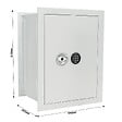 ROTTNER - Coffre Fort À Emmurer Stone Se 65 El Premium Serrure Électronique - vignette