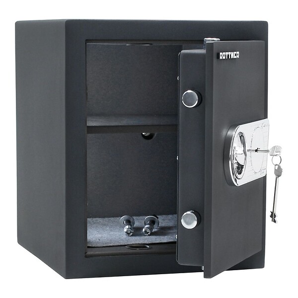 ROTTNER - Coffre Fort Toscana 50 El Silvergrey Serrure électronique - large