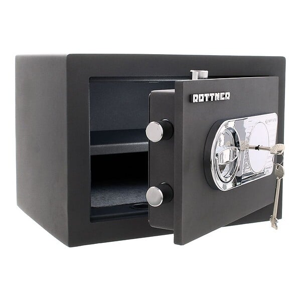 ROTTNER - Coffre Fort Toscana 26 Db Silvergrey Serrure À Clé - large