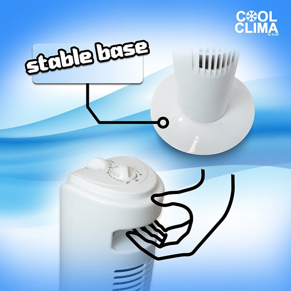 COOL CLIMA - VENTILATEUR COLONNE - COOL CLIMA - CCVC45W-775TIME - large