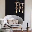 CONCEPT USINE - Suspension rustique filaire 3 lampes cordes et bois ZYA $ - vignette