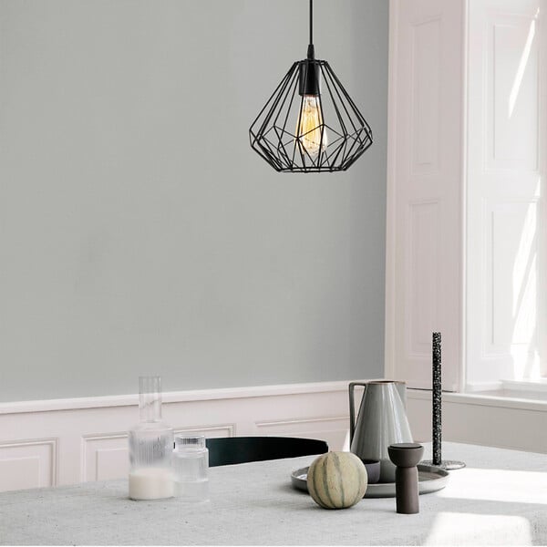 CONCEPT USINE - Suspension filaire noire en métal LEA $ - large