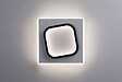 PAULMANN - APP 2Form carré LED 22W 2725lm 4000K 240x240mm noir blc 230V plastique - vignette