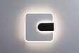 PAULMANN - Luminaire mural LED carré 2Form - Noir/Blanc - 14W 2030lm - vignette