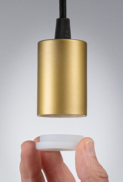 PAULMANN - Suspension Ravi métal Noir/Doré IP44 - large