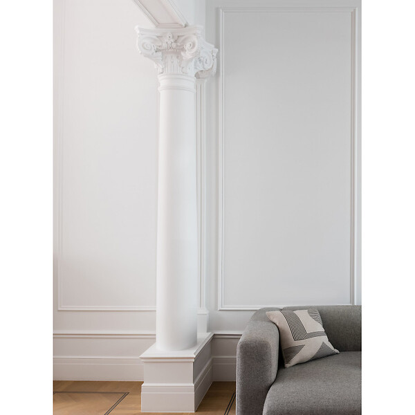 ORAC DECOR - Simple Cimaise Ornée D'un Motif Linéaire Px117 - L200 X H3,5 X L1,5 Cm - Orac Decor - large