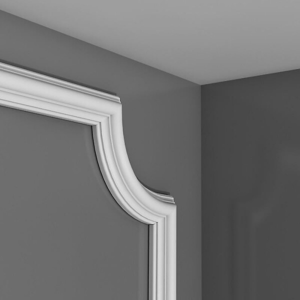 ORAC DECOR - Angle Arrondi Pour Cimaise P4020a - L16,4 X H2,9 X L9,1 Cm - Orac Decor - large