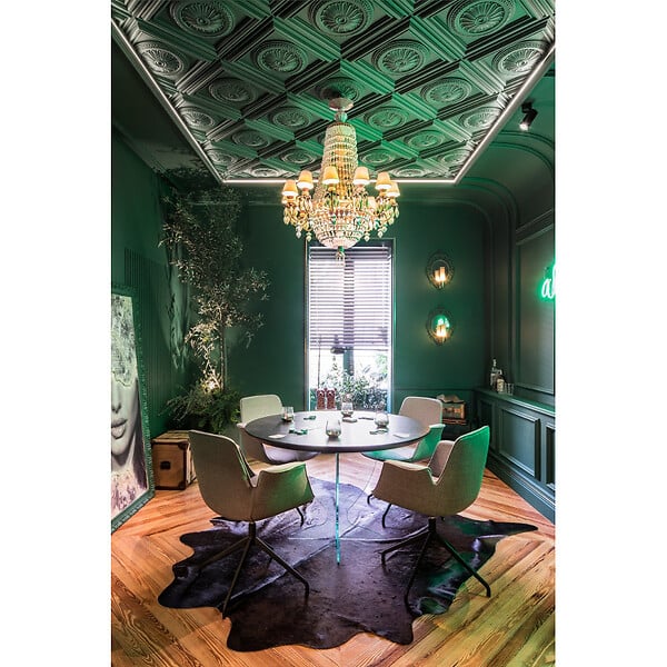 ORAC DECOR - Rosace De Plafond Avec Fleur Graphique R14 - L33 X H3 X L33 - Orac Decor - large