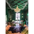 ORAC DECOR - Rosace De Plafond Avec Fleur Graphique R14 - L33 X H3 X L33 - Orac Decor - vignette