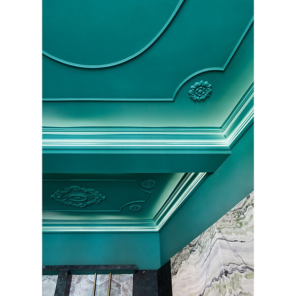 ORAC DECOR - Petite Fleur De Plafond Décorative R12 - L19,5 X H1,8 X L19,5 - Orac Decor - large