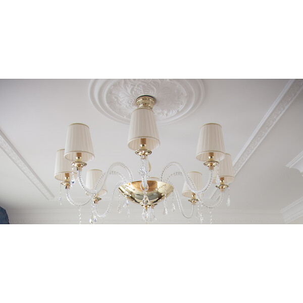 ORAC DECOR - Cimaise Aux Motifs De Feuilles P7020 - L200 X H11,1 X L1,9 - Orac Decor - large