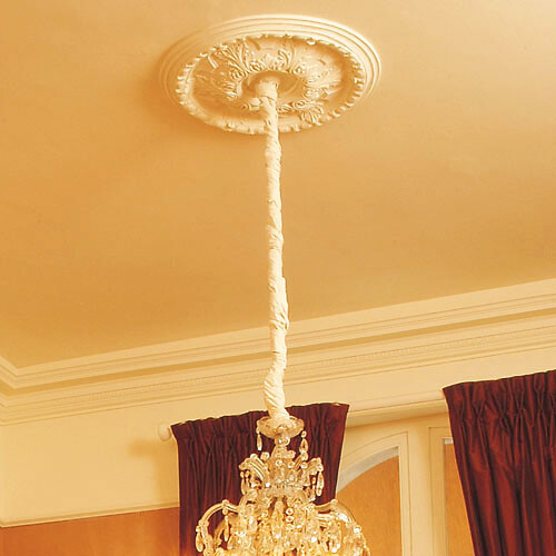 ORAC DECOR - Rosace De Taille Moyenne Avec Feuilles Et Fleurs R18 - Diam. 49cm - Orac Decor - large