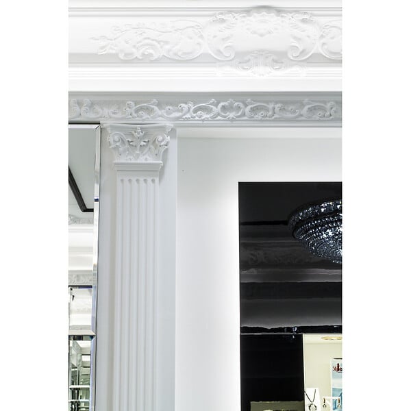 ORAC DECOR - Pilastre Fin Décoré D'encoches Verticales K200 - L13,6 X H200 X L1,8 - Orac Decor - large