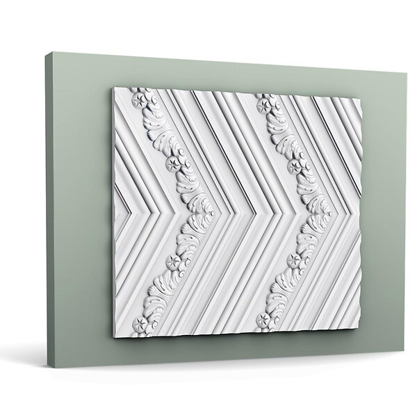 ORAC DECOR - Panneau Mural 3d Chevron W130 - L200 X H2 X L40 Cm - Orac Decor - large