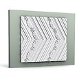 ORAC DECOR - Panneau Mural 3d Chevron W130 - L200 X H2 X L40 Cm - Orac Decor - vignette