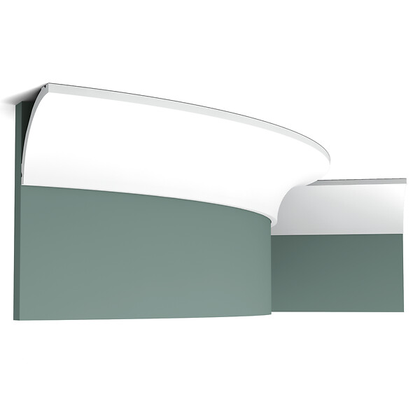 ORAC DECOR - Corniche Flexible Simple Creuse C240f - L200 X H8 X L8 - Orac Decor - large