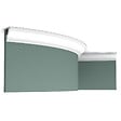 ORAC DECOR - Corniche Flexible Fine Avec Motif Linéaire C230f - L200 X H2,9 X L2,9 - Orac Decor - vignette