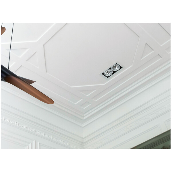 ORAC DECOR - Corniche Classique Avec Un Motif Détaillé De Feuilles C201 - L200 X H11,6 X L4,8 - Orac Decor - large