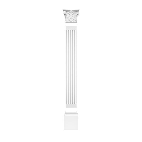 ORAC DECOR - Chapiteau Corinthien De Faible Hauteur Pour Pilastre K251 - L42,5 X H35 X L10,5 - Orac Decor - large