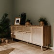 CONCEPT USINE - Buffet avec tiroirs et placards effeffet cannage TIVAT $ - vignette