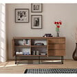 CONCEPT USINE - Buffet en bois 2 portes et 3 tiroirs 140 cm SABINOV - vignette