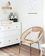 ATMOSPHERA - Fauteuil rotin Keko - Beige - vignette