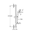 GROHE - Mitigeur de douche Precision Trend avec ensemble Vitalio Start 110 - vignette