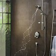 HANSGROHE - Douchette à main Raindance Select S 120 3jet PowderRain aspect doré poli - vignette