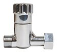 SOMATHERM FOR YOU - Robinet d'arrêt droit anticalcaire pour WC - 3/8" - Laiton chromé - vignette