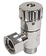 SOMATHERM FOR YOU - Robinet d'arrêt équerre anticalcaire pour WC - 3/8" - Laiton chromé - vignette