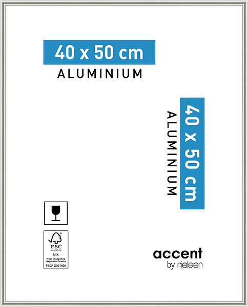 NIELSEN - CADRE ALU NIELSEN ACCENT 40X50mERCURE FSC2 - large