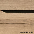 COSYNEO - Meuble de salle de bain 100cm simple vasque - 3 tiroirs - madera miel (bois clair) - MATA - vignette