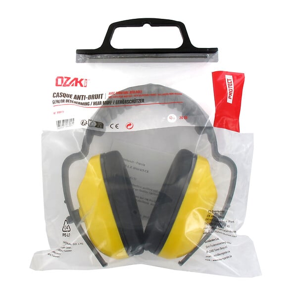OZAKI - Casque anti-bruit - protection auditive - réduction 26 dB - large