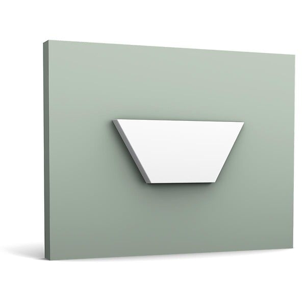 ORAC DECOR - W101 TRAPEZIUM - élément décoratif pour former des motifs et des combinaisons - 34.5x15x2,9cm (L x l x h) Orac Decor Carton complet - large