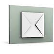 ORAC DECOR - W106 ENVELOP - élément décoratif mural pour former des motifs - 33,3x33,3x2,9cm (L x l x h) Orac Decor Carton complet - vignette