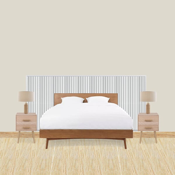 ORAC DECOR - Kit tête de lit DIY avec des panneaux muraux WX204 RIPPLE Orac Decor - Revêtemen - large