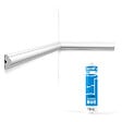 ORAC DECOR - Pack 10 mètres Cimaise murale PX103 avec colle - Orac x Cimaises-et-plus - 2,5x1,5x200cm (h x p x L) - moulure décorative polymère - vignette