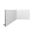 ORAC DECOR - SX207 SQUARE Plinthe Orac Decor - 25 x 1,3 x 200cm (h x p x L) - plinthe décorative polymère Carton 8 pièces - vignette