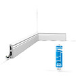 ORAC DECOR - Pack 10 mètres Plinthes SX195 avec colle - Orac x Cimaises-et-plus - 8 x 1,9 x200cm (h x p x L) - plinthe décorative polymère - vignette
