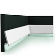 ORAC DECOR - SX179 Plinthe Orac Decor - 9,7x2,9x200cm (h x p x L) - plinthe décorative polymère Pack 2 pièces - vignette