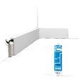 ORAC DECOR - Pack 10 mètres Plinthes de rénovation SX171 avec colle - Orac x Cimaises-et-plus - 10x2,2x200cm (h x p x L) - surplinthe décorative polymère - vignette