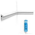 ORAC DECOR - Pack 10 mètres Cimaise murale P8020 avec colle - Orac x Cimaises-et-plus - 6x2,5x200cm (h x p x L) - moulure décorative polyuréthane - vignette
