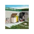 ARTPLAST - Abri de Jardin Extérieur Gris Anthracite - Polypropylène 151x146x200 - Cabane de jardin avec planché intégré ARTPLAST - vignette